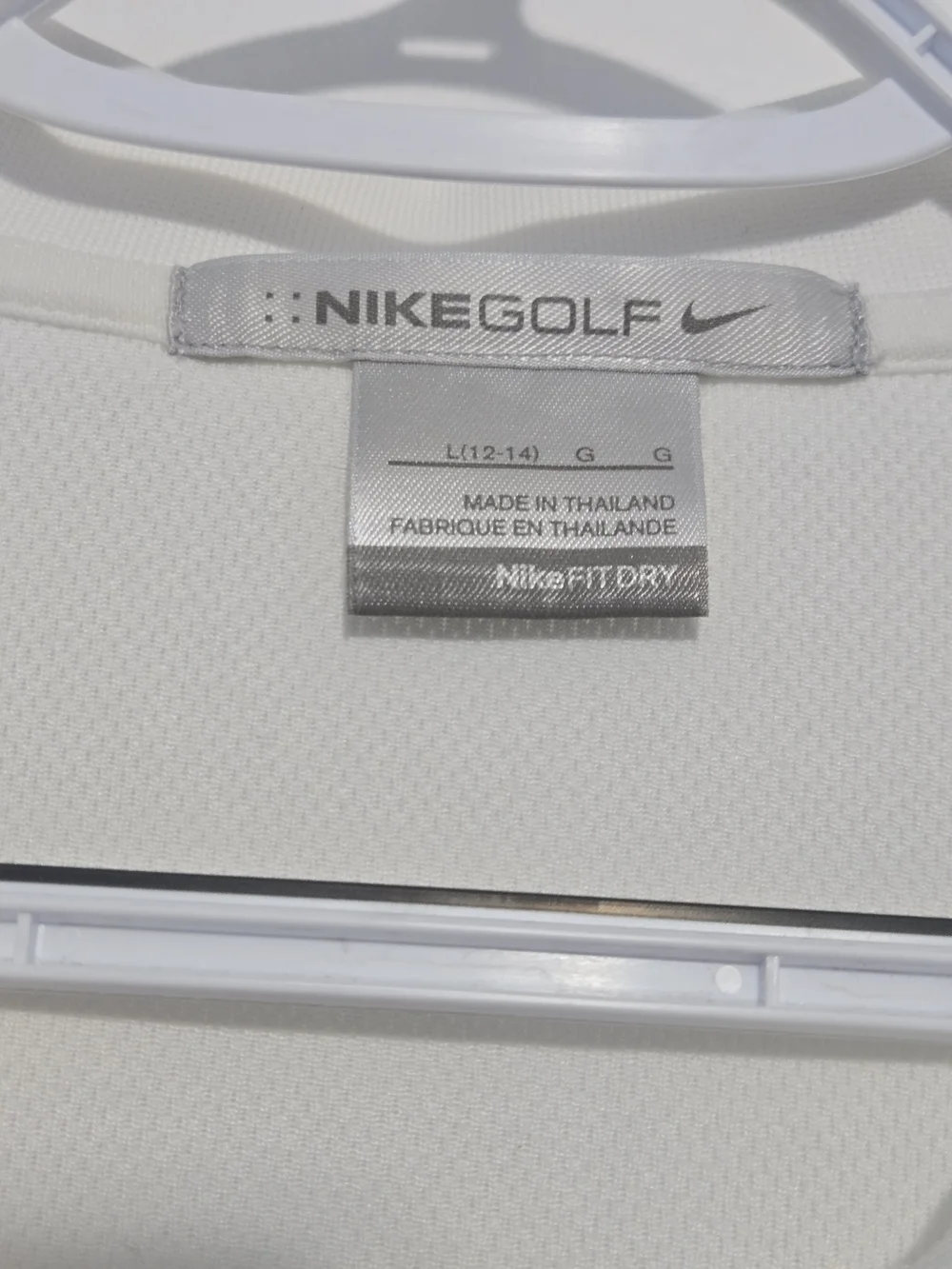 Nike Women’s White Polo Button-Down‎ Shirt